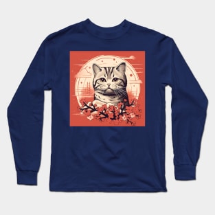 Cute Cat Tama Long Sleeve T-Shirt